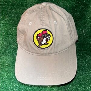 Original Tan‎ Buc-ees Adjustable Baseball Hat with Buc-ees logo
